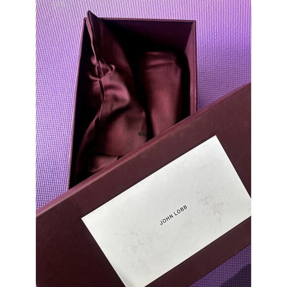 John Lobb Men Molton Sneakers Trainers NEW Size 7.5 UK, 8.5 US Cognac Leather - Picture 16 of 16